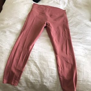 Til You Collapse dusty rose leggings